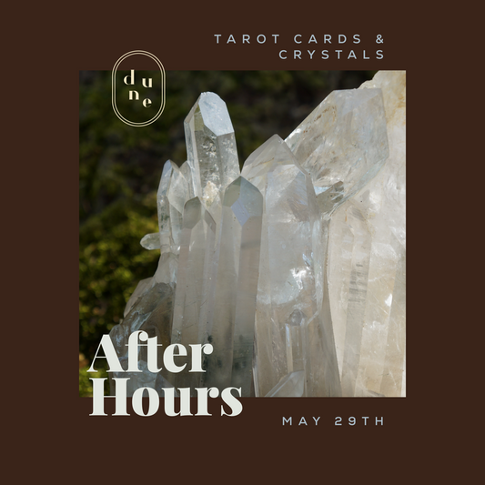 After Hours | Tarot Cards + Crystals with Emily | MAY 29th