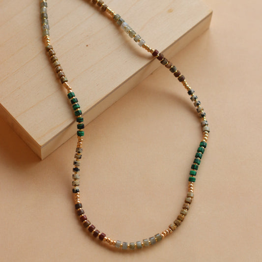 Cire' Alexandria  | Genuine Multi Stone Beaded Necklace