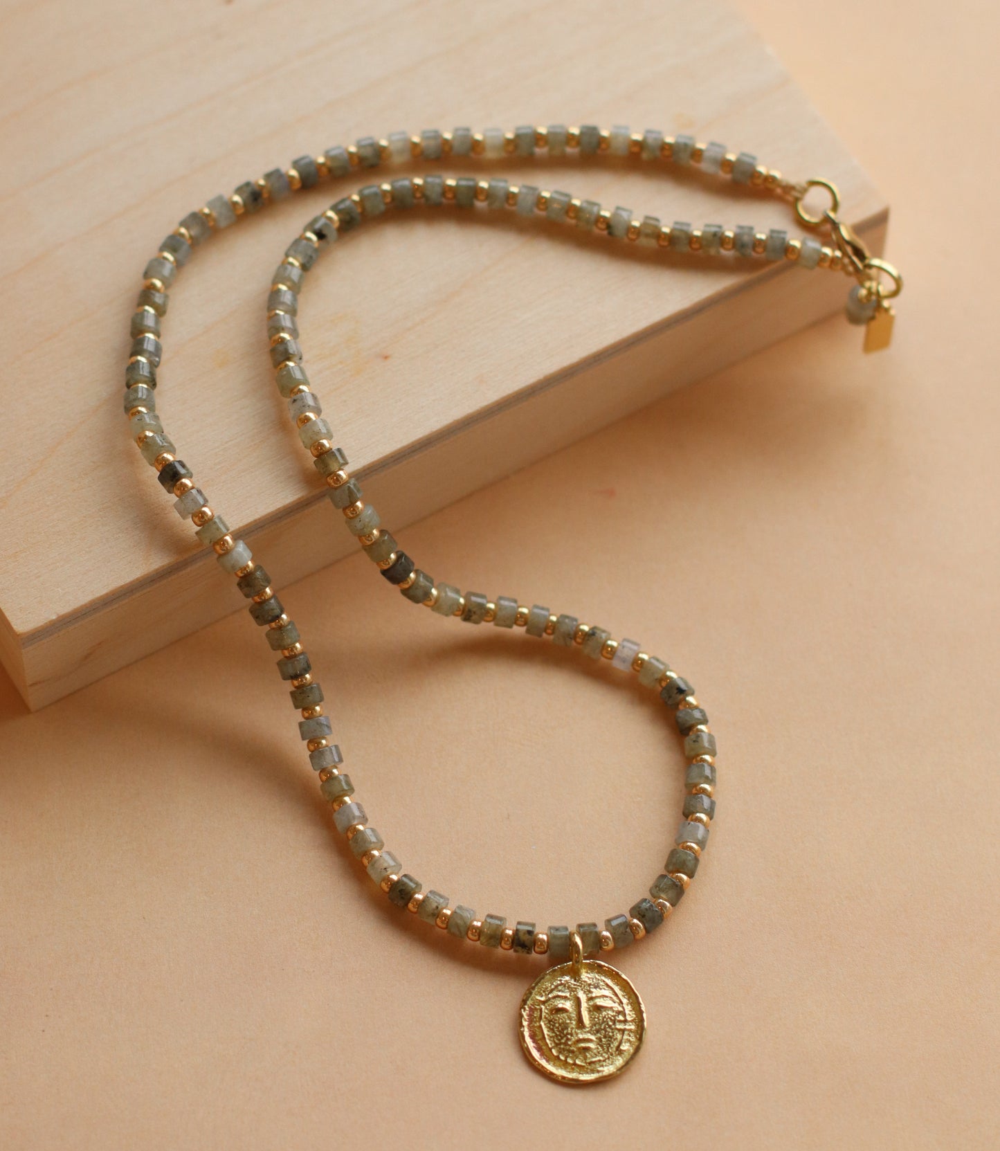 Cire' Alexandria  | Genuine Labradorite Beaded Necklace
