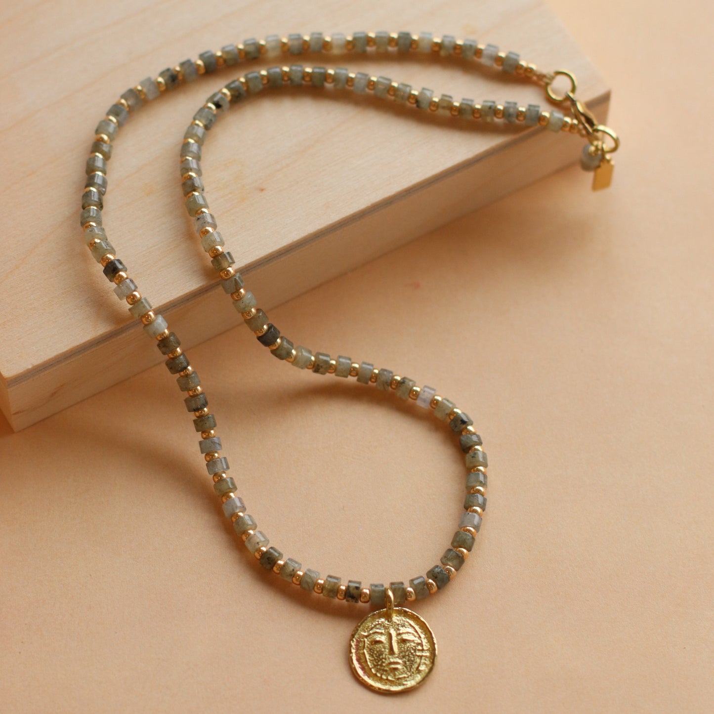 Cire' Alexandria  | Genuine Labradorite Beaded Necklace