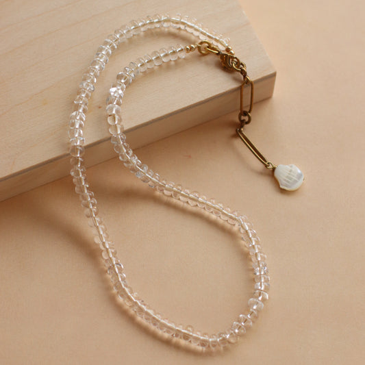 Cire' Alexandria  | Clear Quartz Beaded Necklace