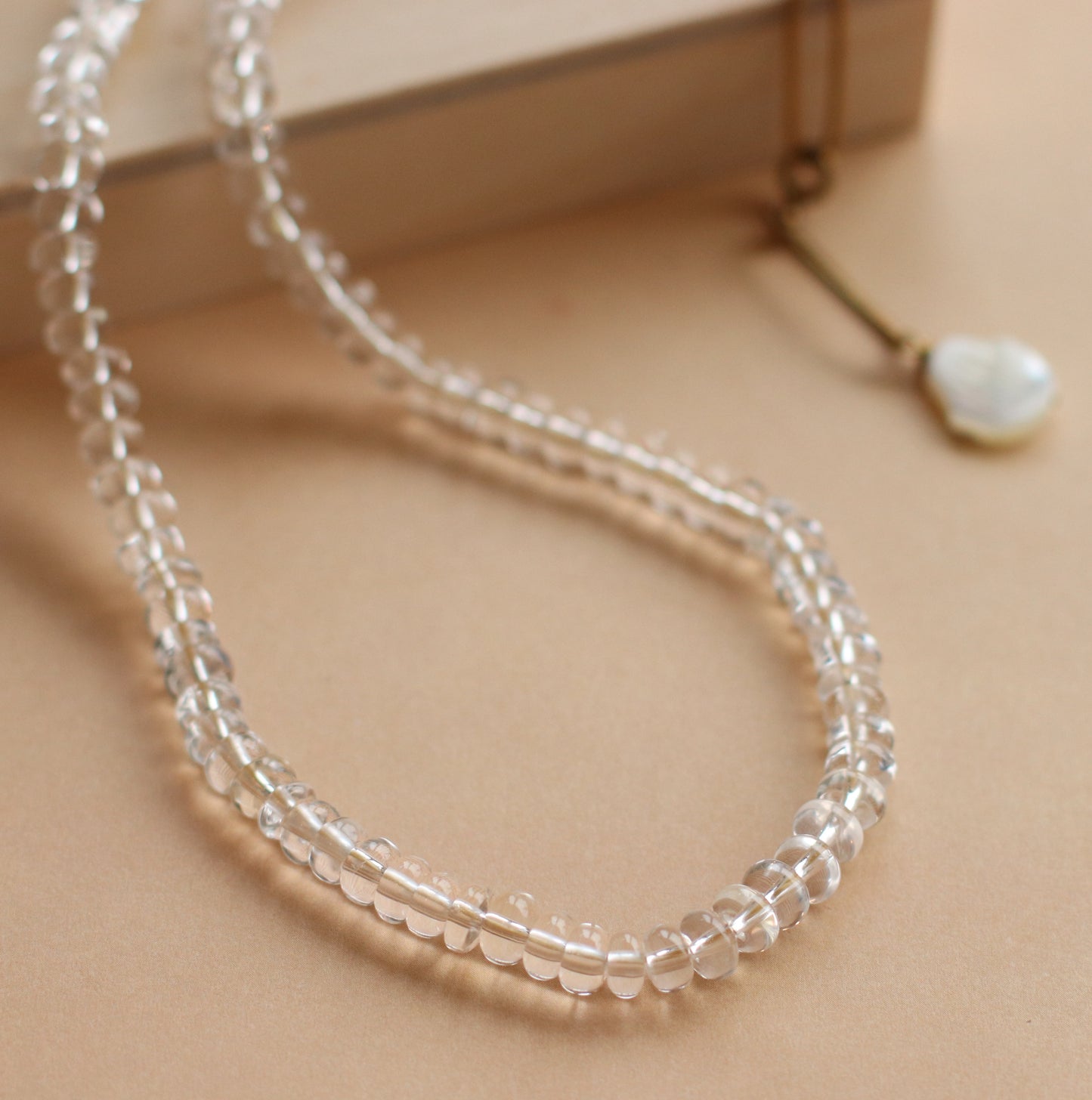 Cire' Alexandria  | Clear Quartz Beaded Necklace