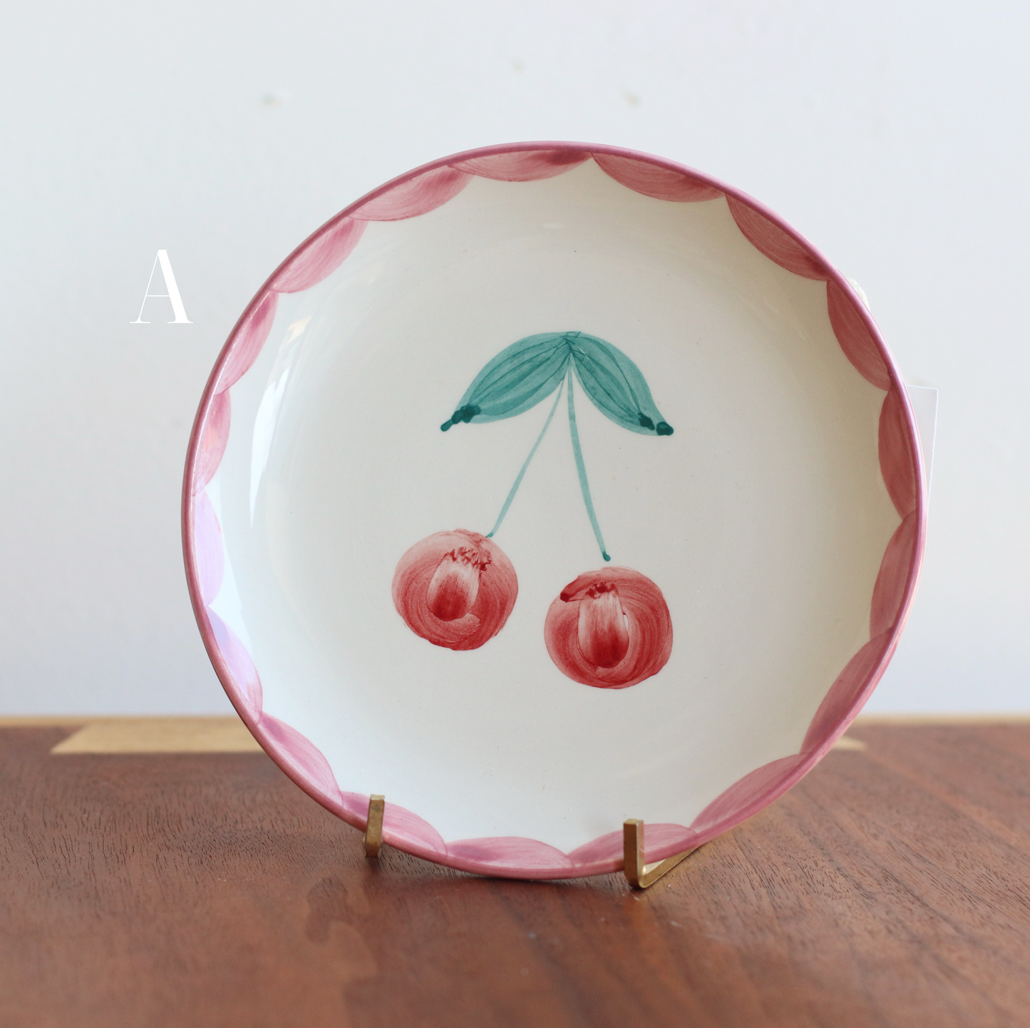 Rice  | Hand Painted Cherry Plate