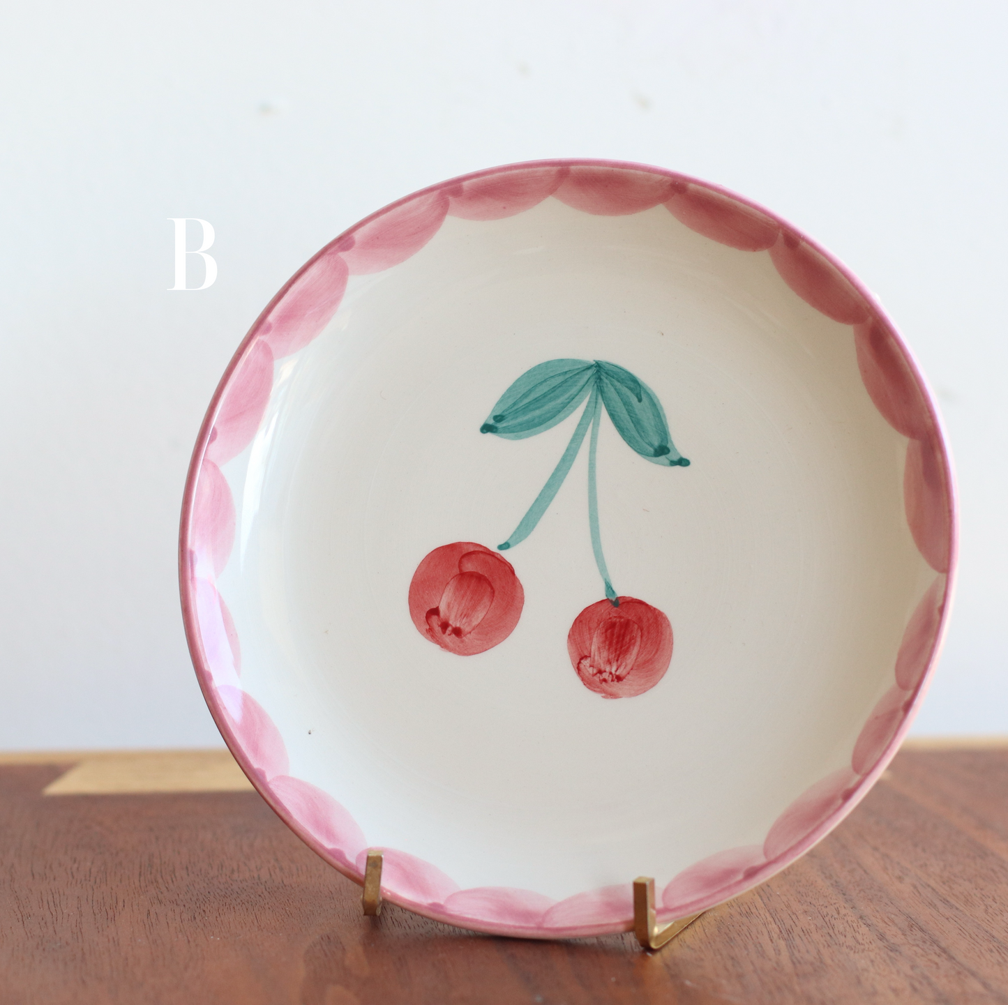 Rice  | Hand Painted Cherry Plate