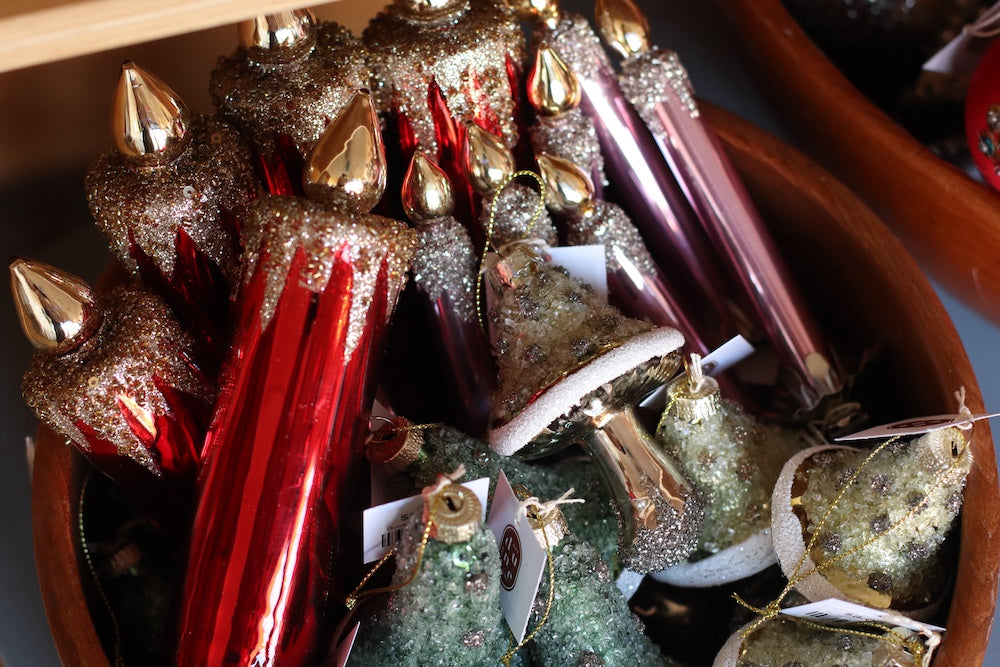 Dune Ornament | Red Candle Clip Ornament