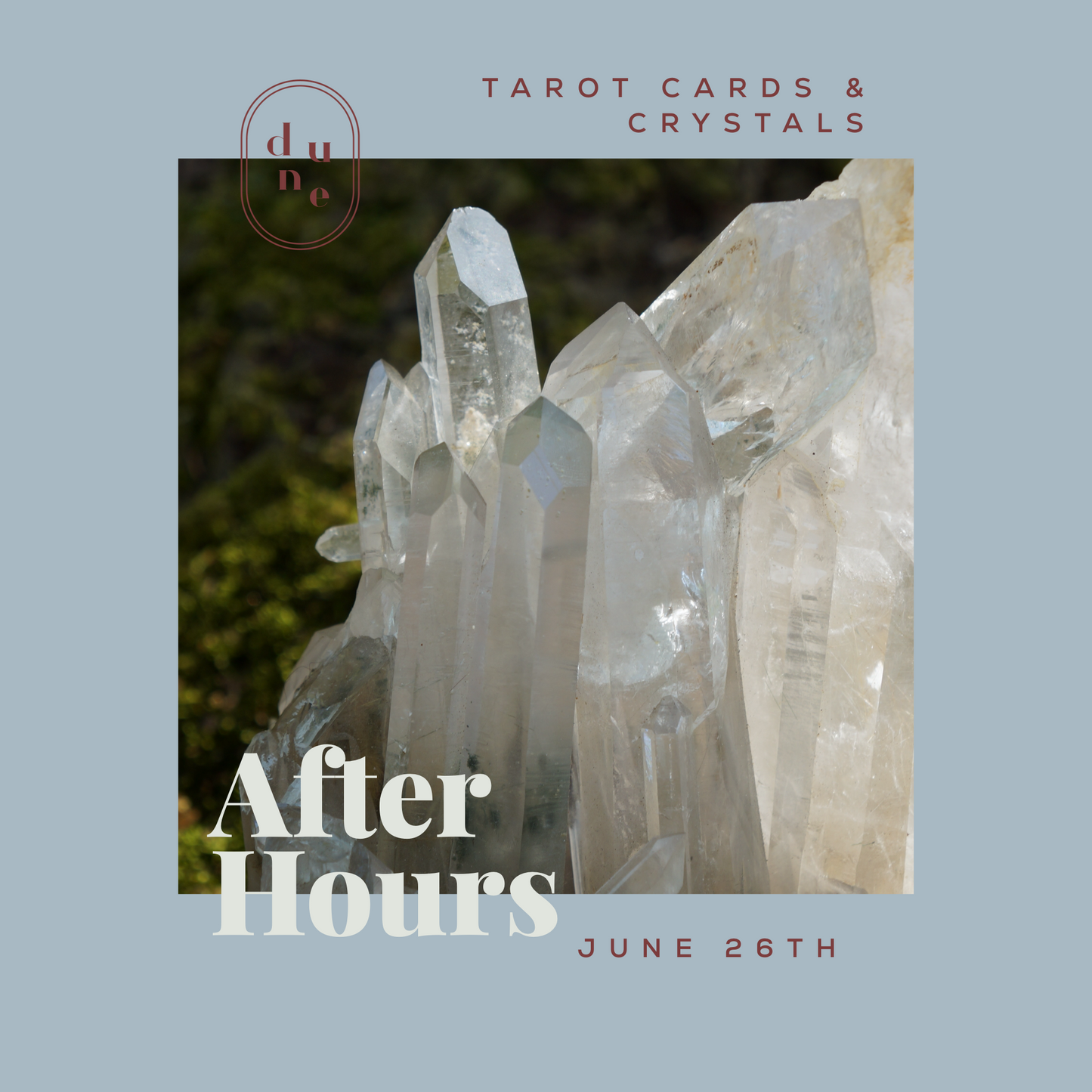 After Hours | Tarot Cards + Crystals with Emily | JUNE 26th