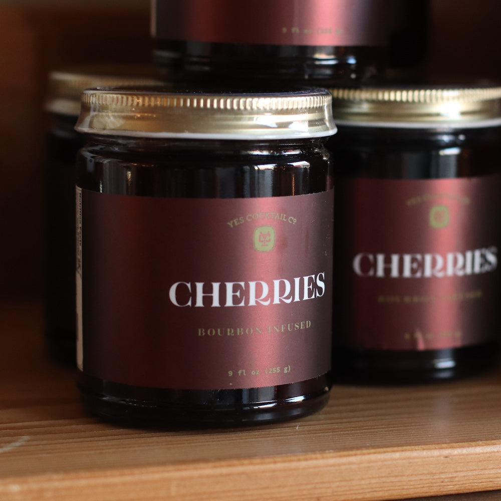 Yes Cocktail |  Boozy Cocktail Cherries