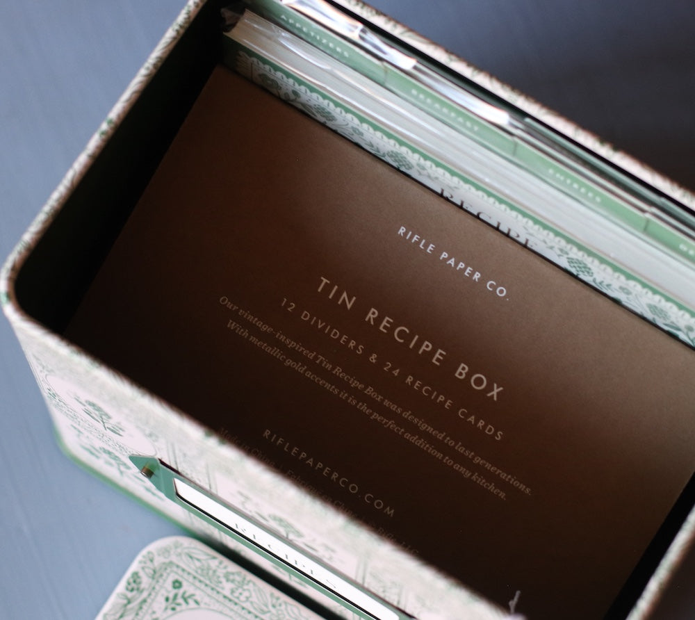 Rifle Paper Company | Artichoke Recipe Tin