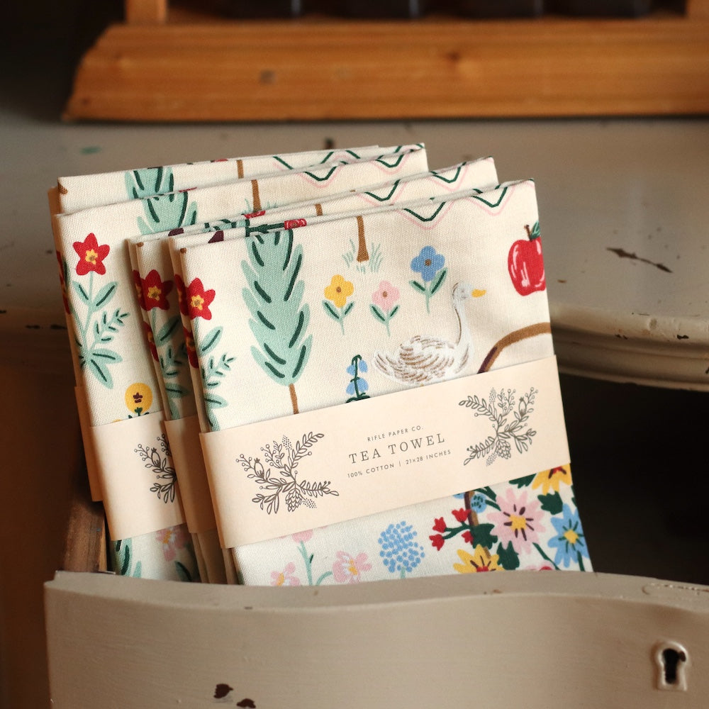 Rifle Paper Company | Home Sweet Home Tea Towel