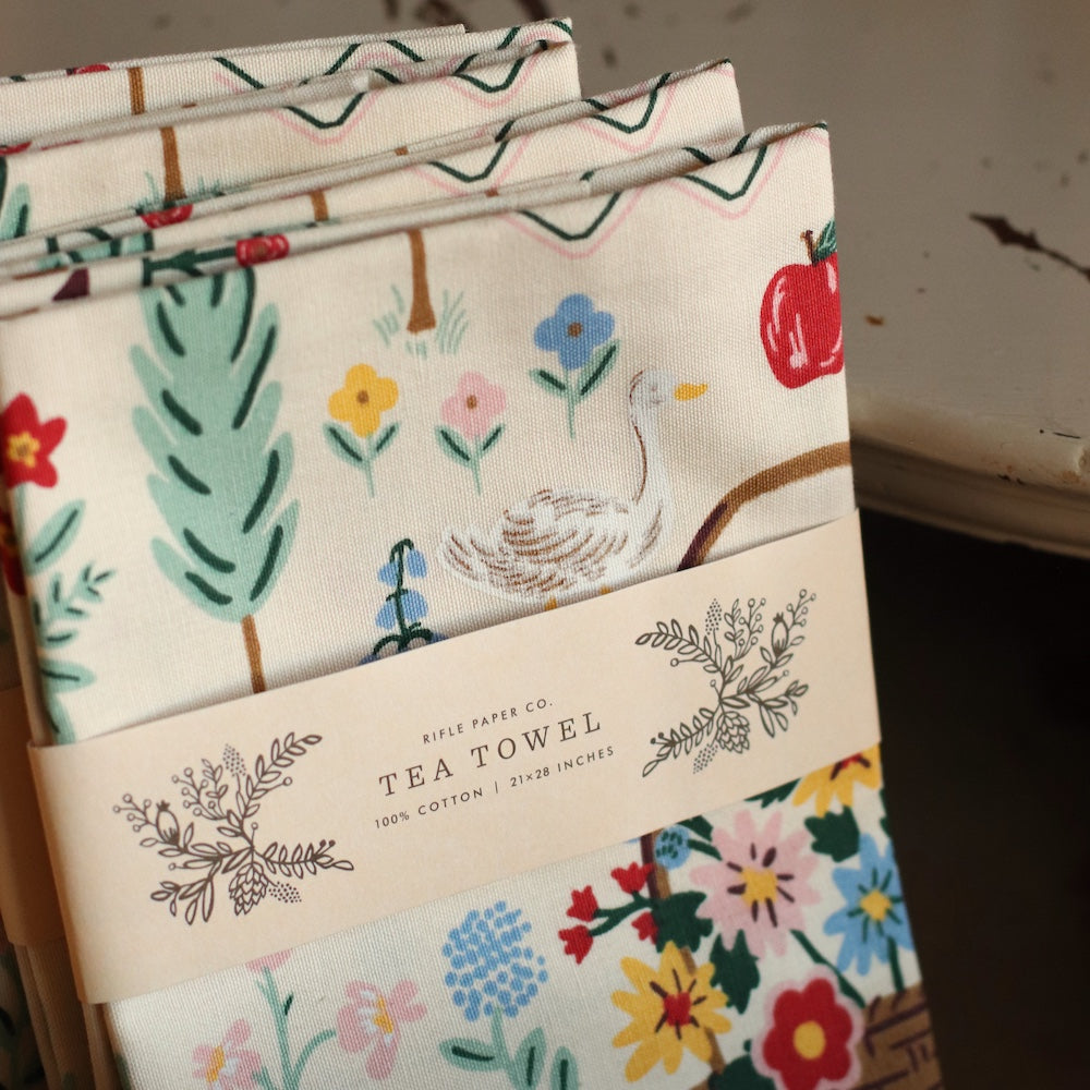Rifle Paper Company | Home Sweet Home Tea Towel