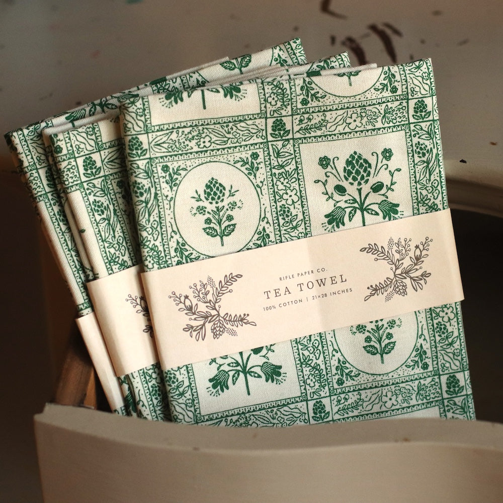 Rifle Paper Company | Artichoke Tea Towel