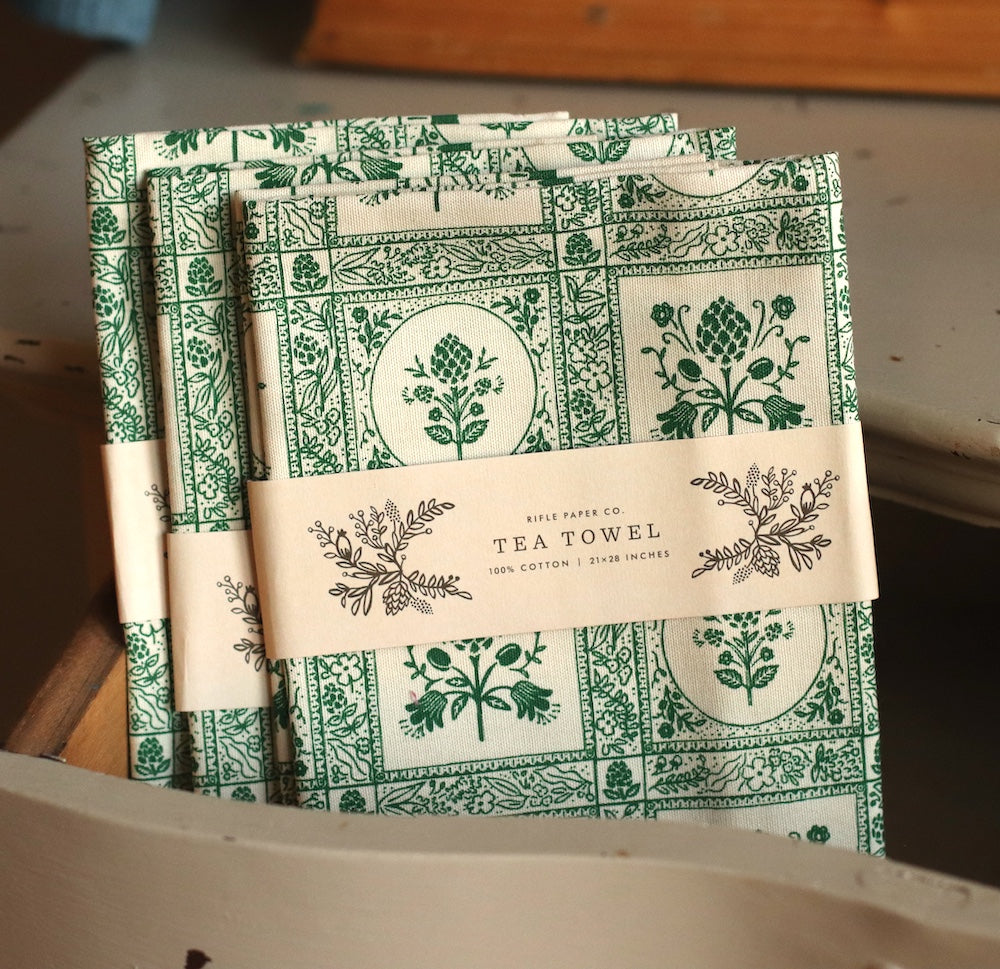 Rifle Paper Company | Artichoke Tea Towel