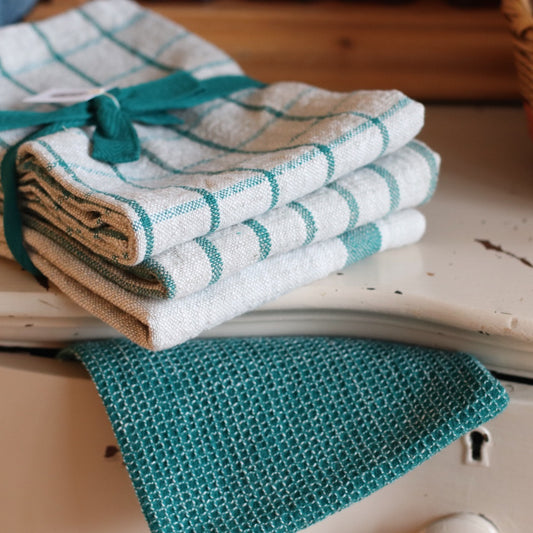 Cotton Towel | Green Prairie, Set of 4