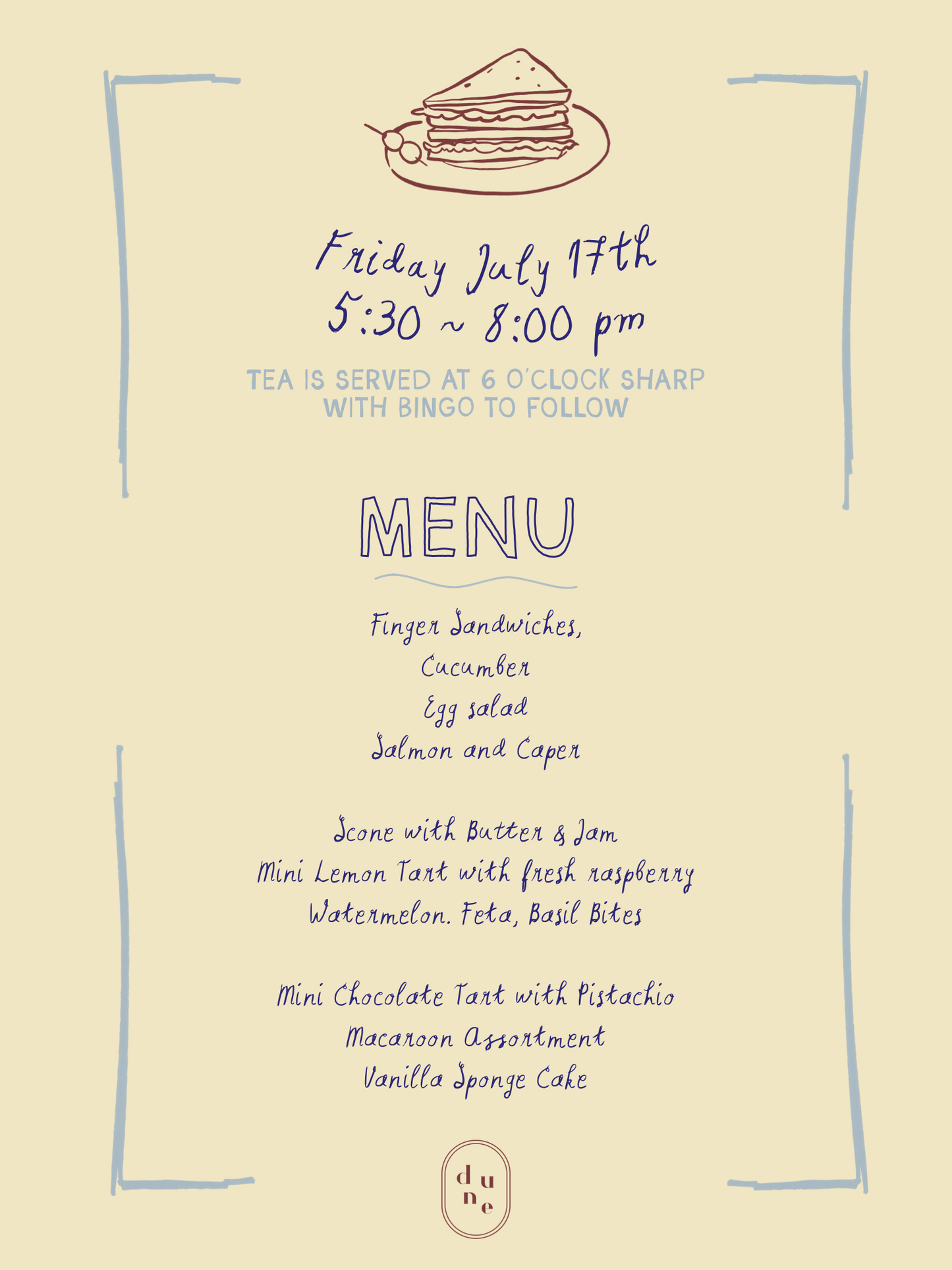 After Hours | BINGO Par-TEA! Friday July 17th