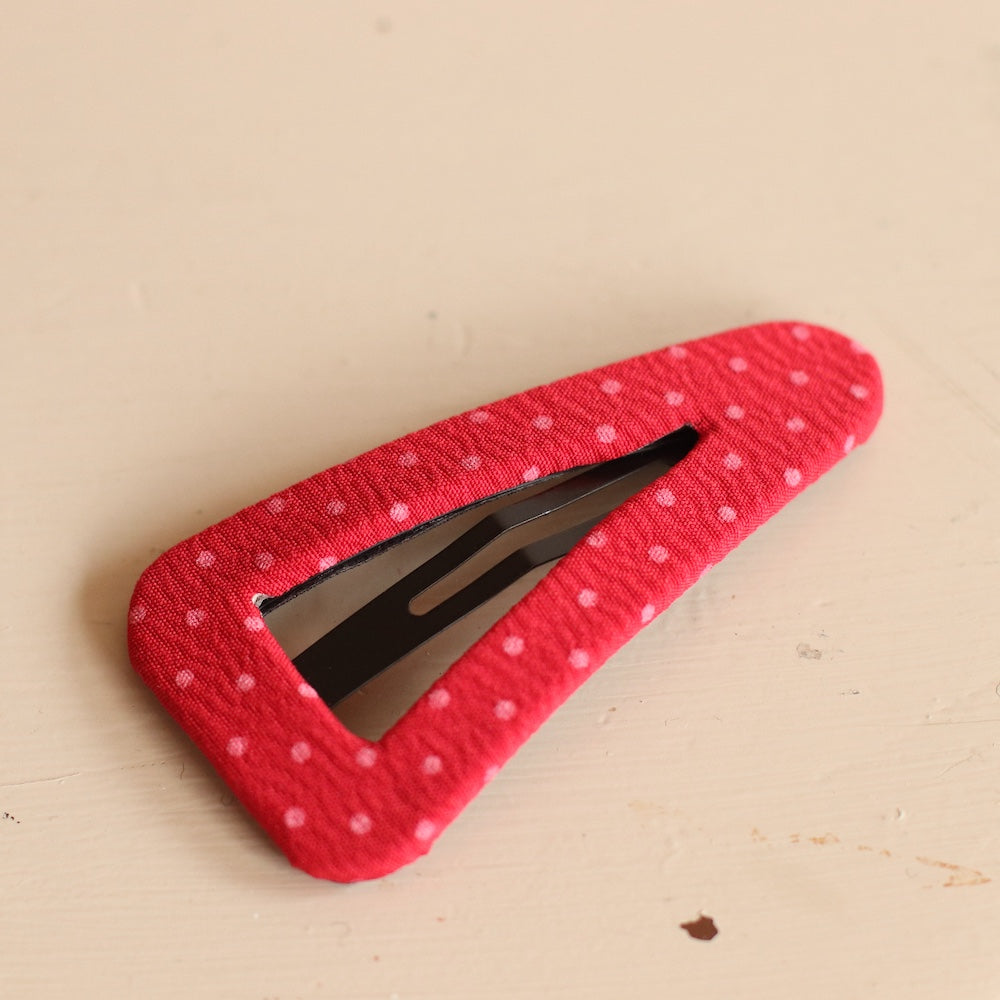 Dune Clips | Over Sized Fabric Covered Click Clips, Choose Your style
