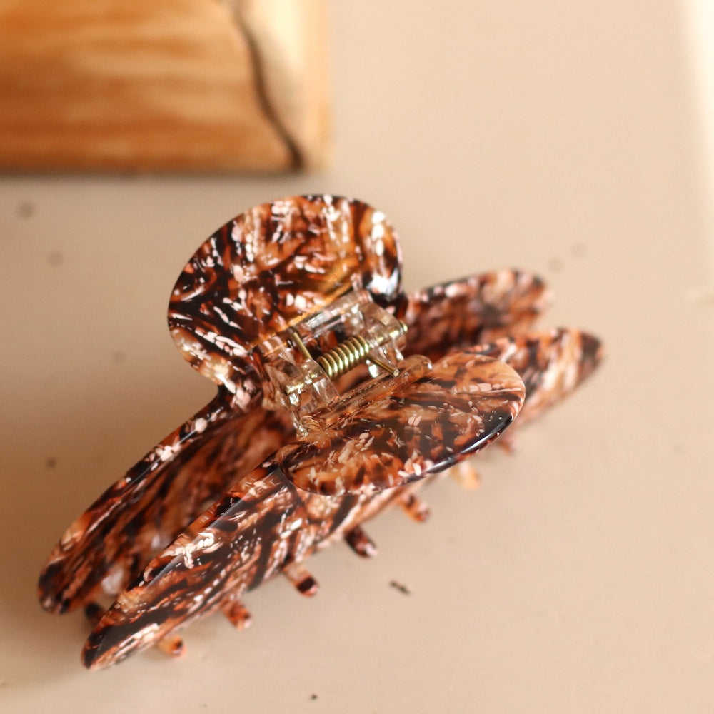 Dune Clips | Acetate Wheat Pattern Banana Clip