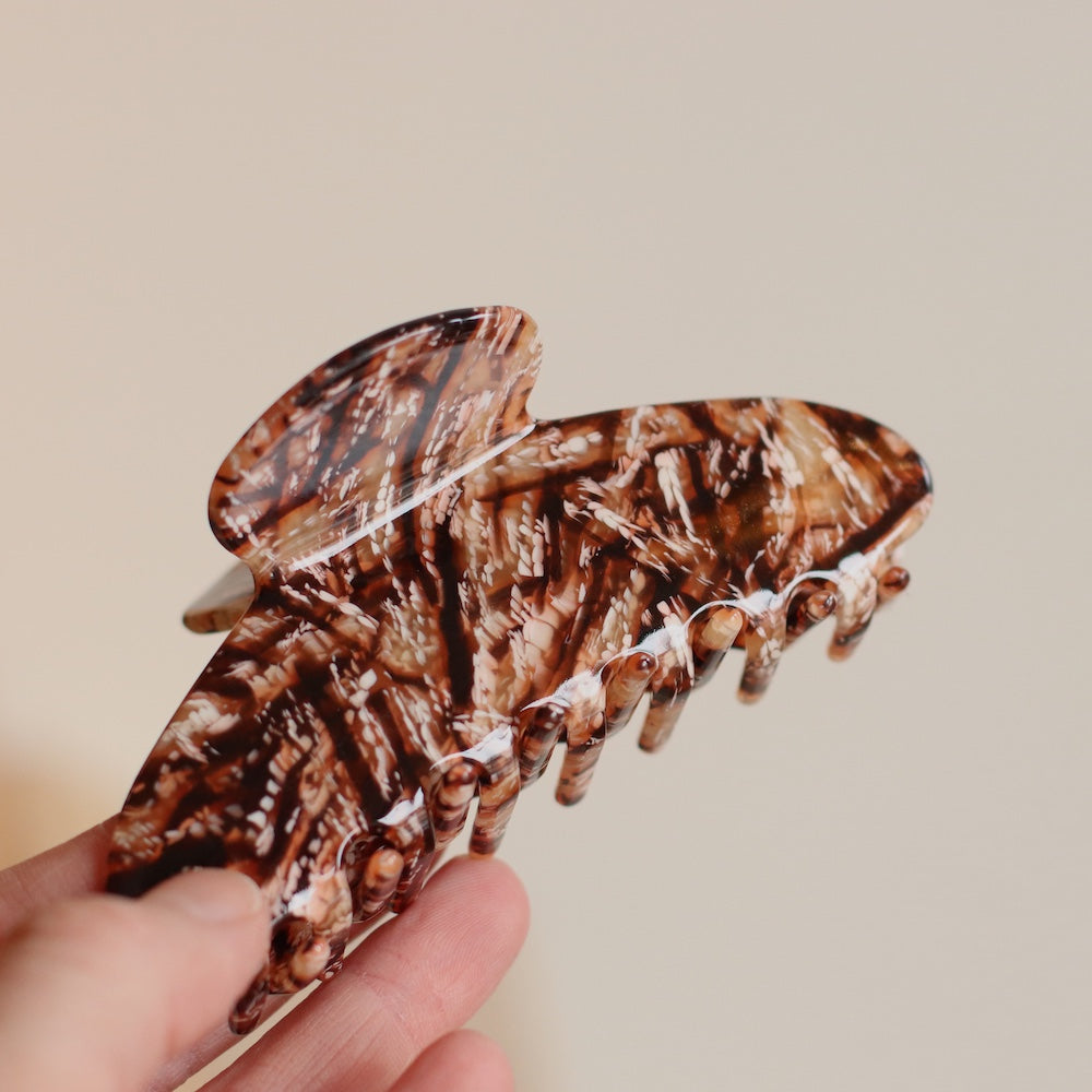 Dune Clips | Acetate Wheat Pattern Banana Clip