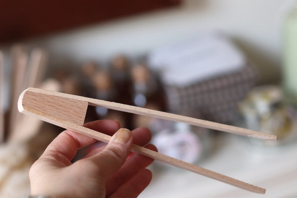 Fox Run | Wood Toaster Tongs