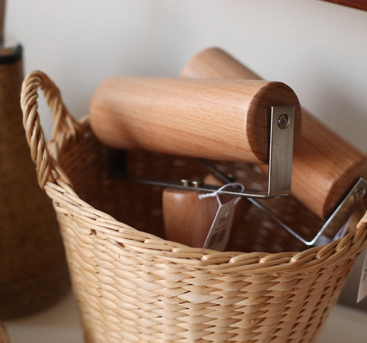 Fodory | Wooden Pastry Pizza Rolling Pin