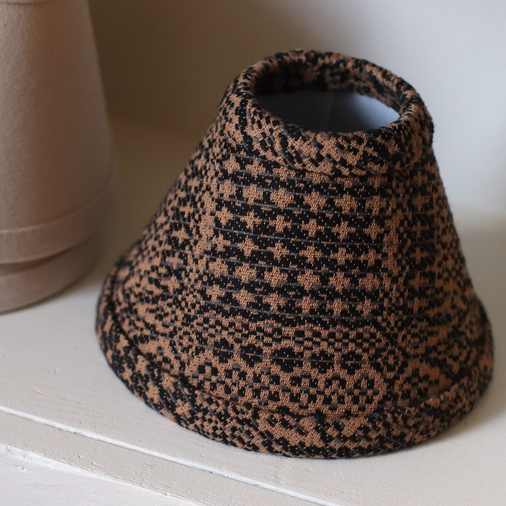 Lamp Shade, 6" Birmingham Jacquard, Clip On