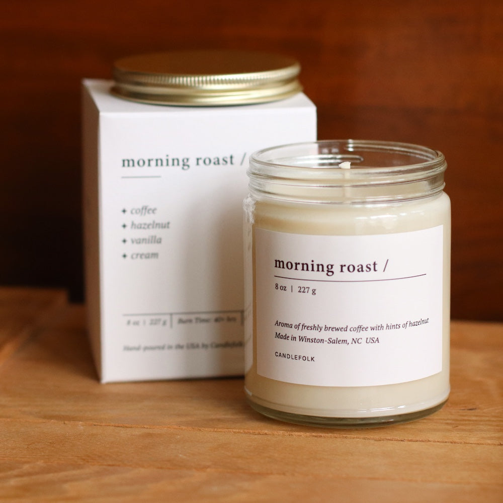 Candlefolk 8 oz Soy Candle | Morning Roast