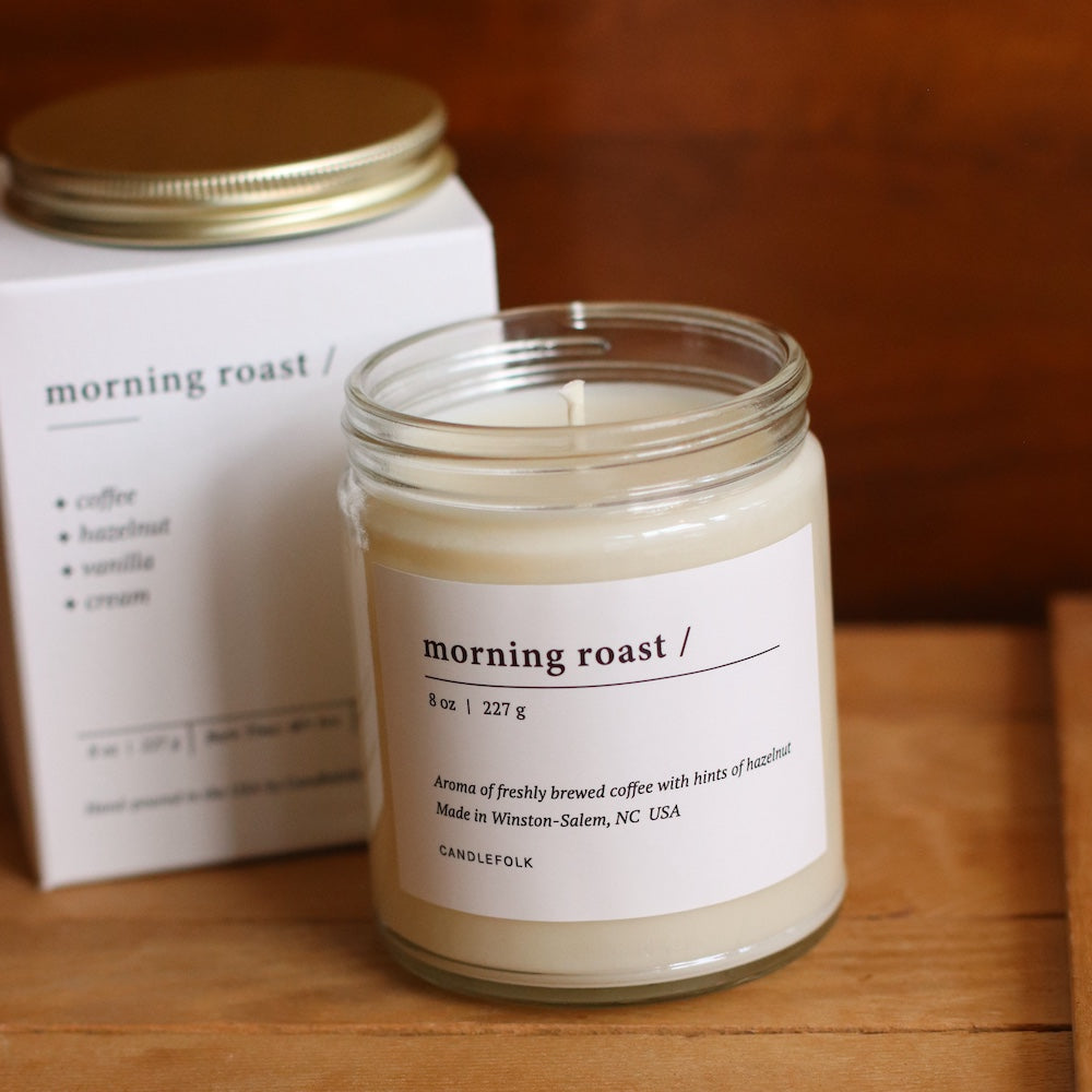 Candlefolk 8 oz Soy Candle | Morning Roast