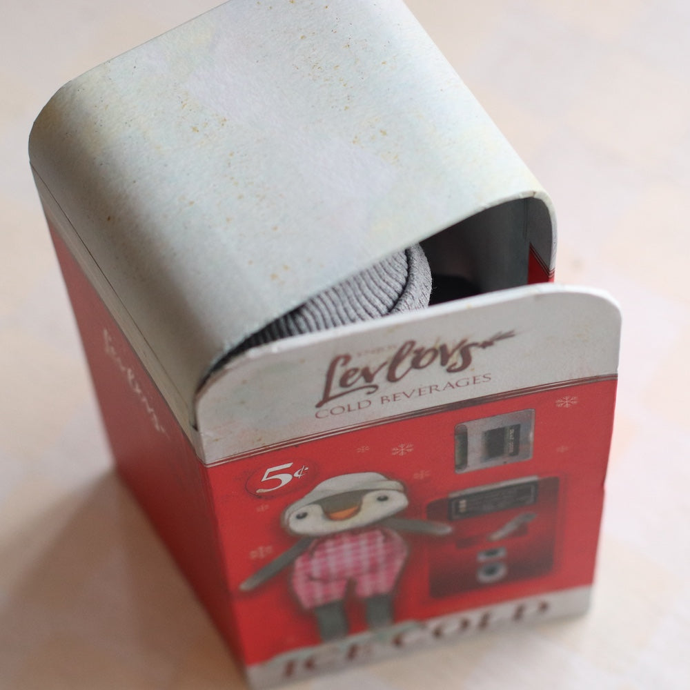Levlovs | Penguin Boy, Mini Doll in Ice Box