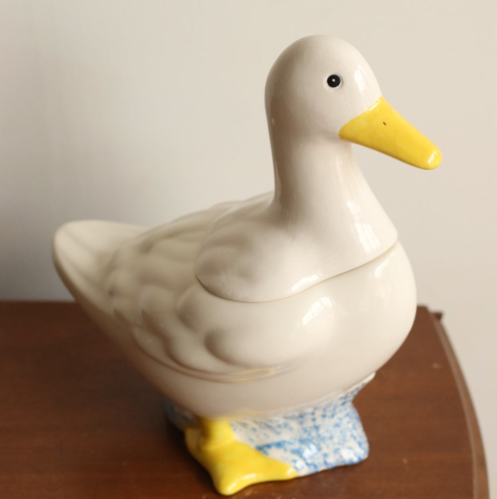 Ceramic Goose Cookie Jar