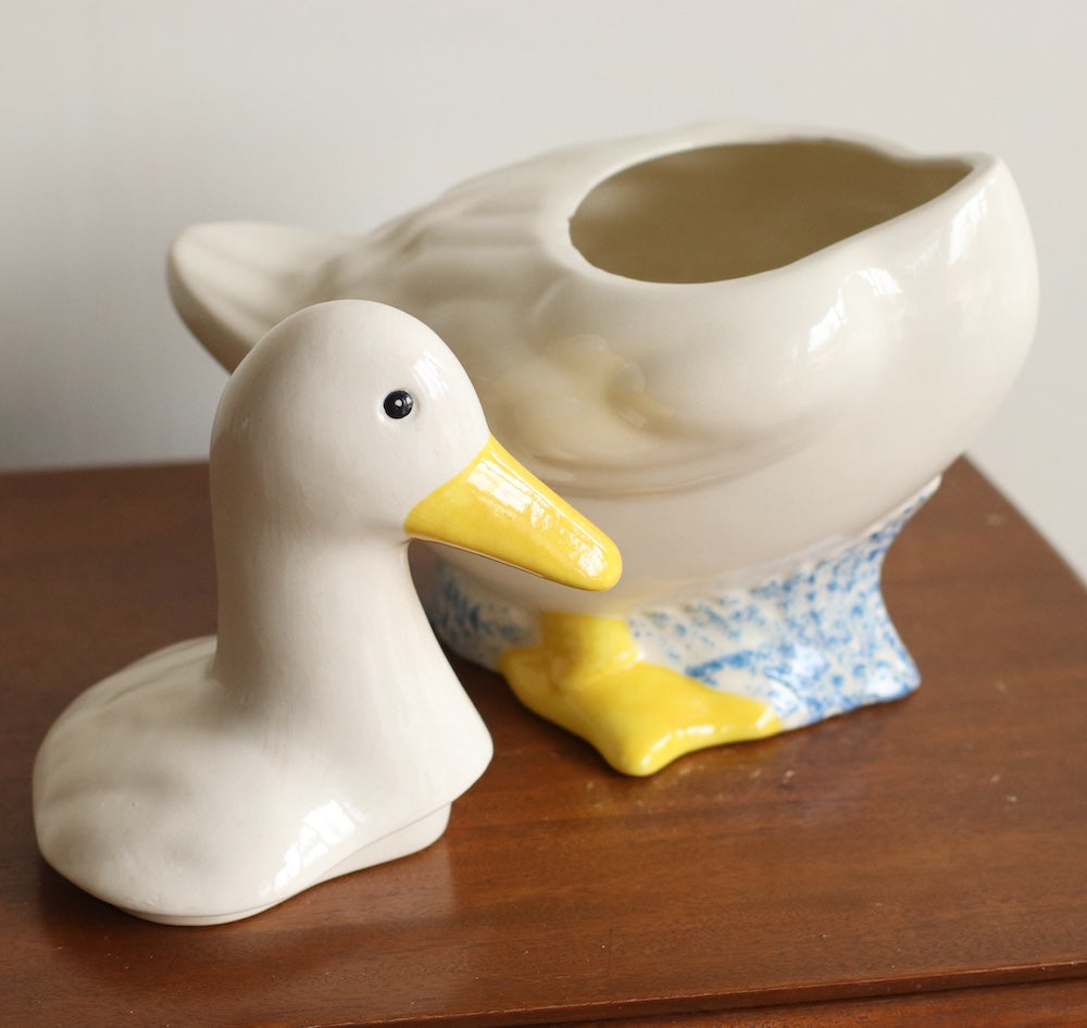 Ceramic Goose Cookie Jar