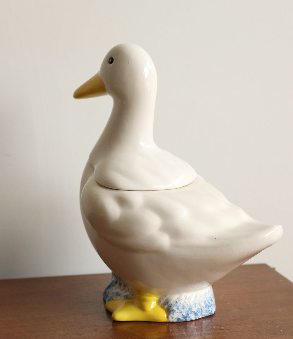 Ceramic Goose Cookie Jar