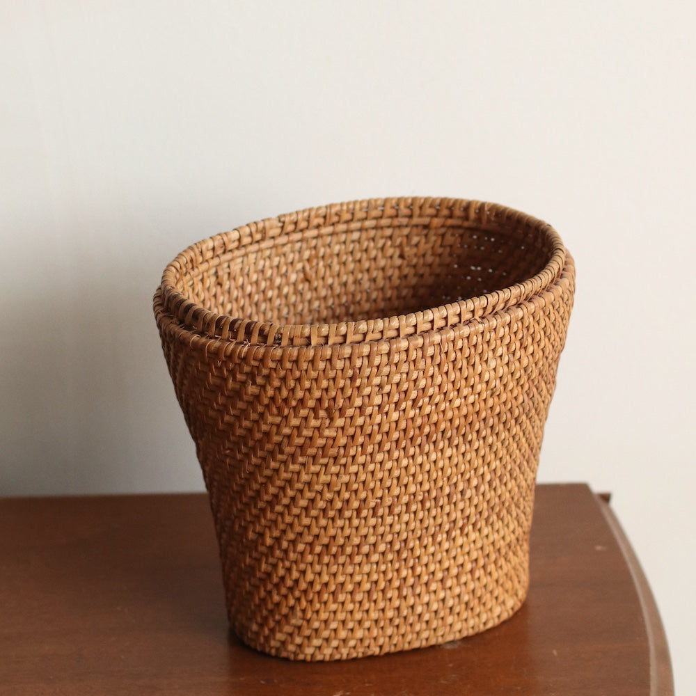 Tightly Woven Tall Basket, Planter
