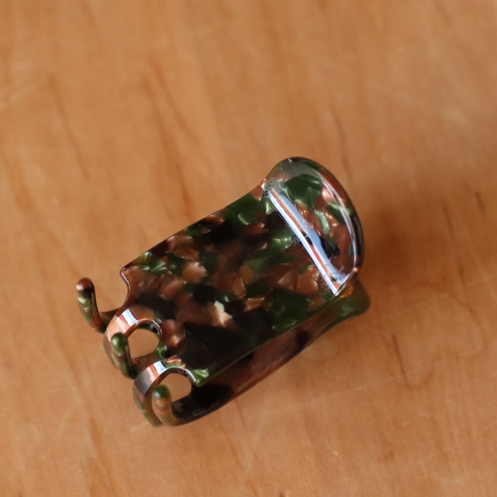 Dune Clips | Minimalist Small Hair Clip, Green