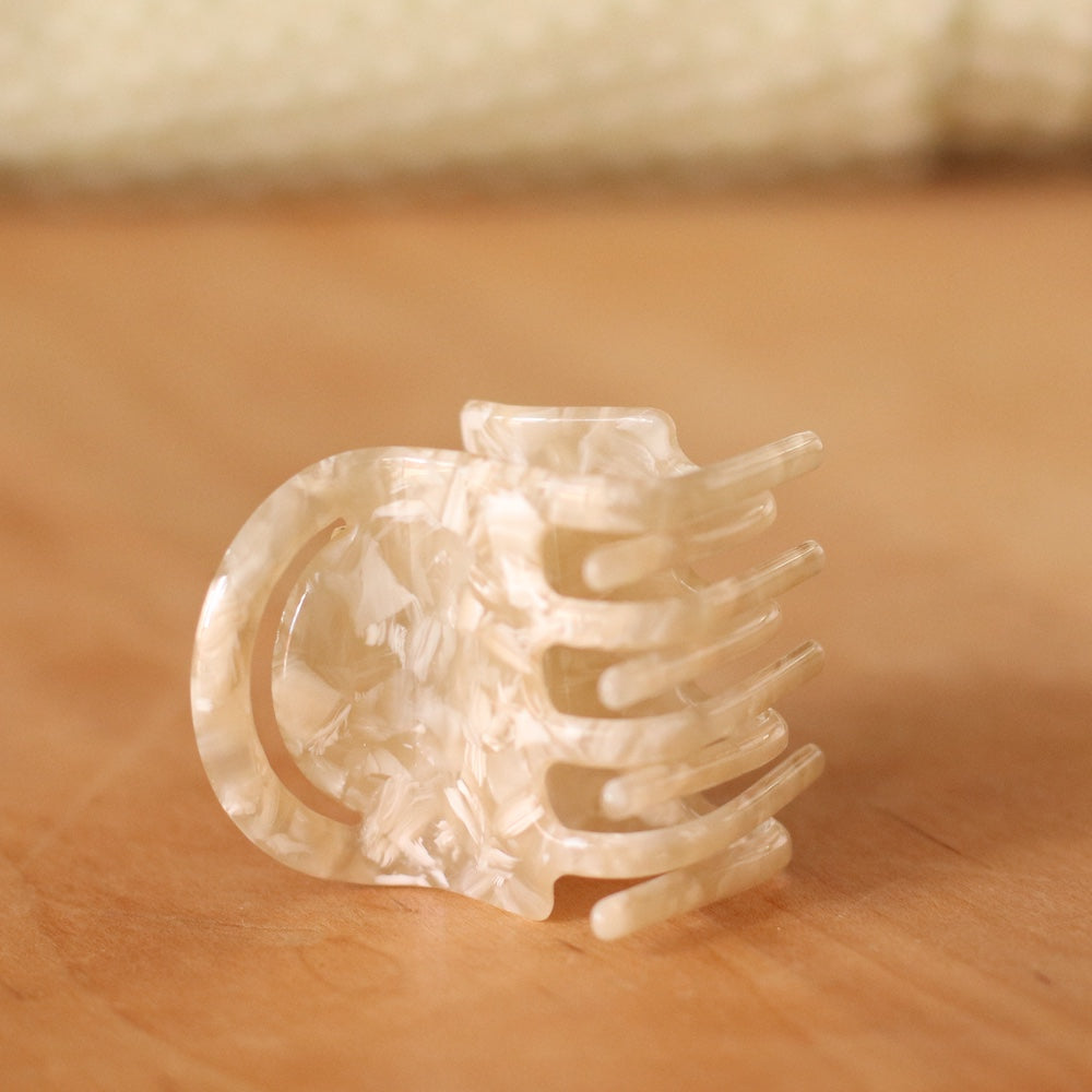 Dune Clips | Traditional Small Hair Clip, Cream