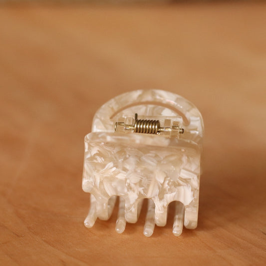Dune Clips | Traditional Small Hair Clip, Cream