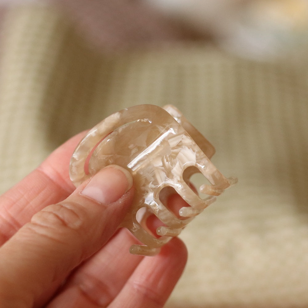 Dune Clips | Traditional Small Hair Clip, Cream