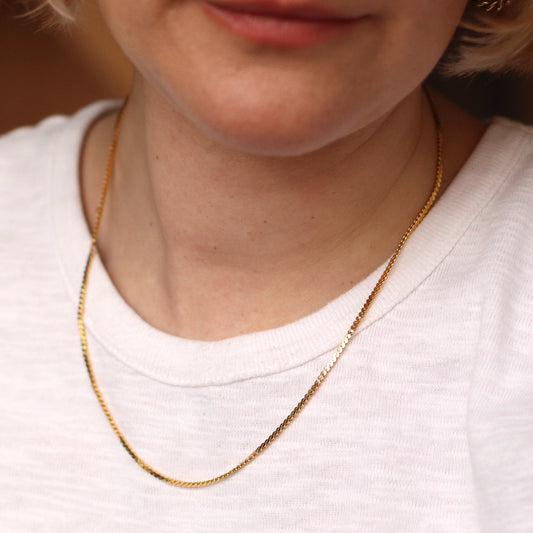 Vintage Flat Twisted Chain
