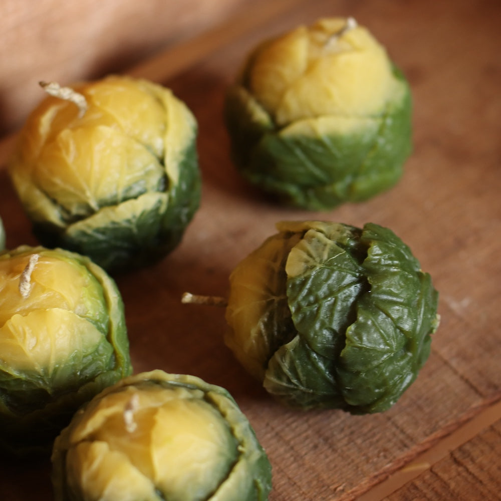The Wax Pantry  | Brussel Sprout Bees Wax Candle
