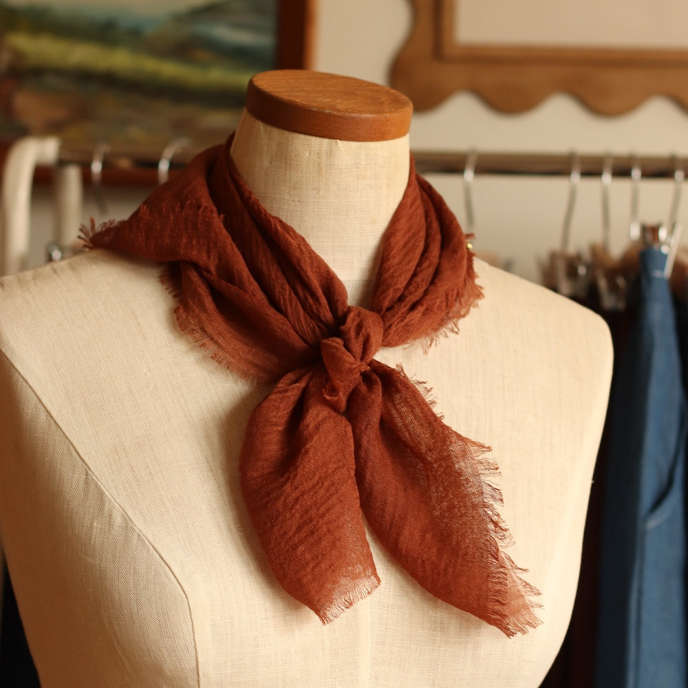 Apricot Ave. | Gauze Lightweight Bandana, Choose Your Color