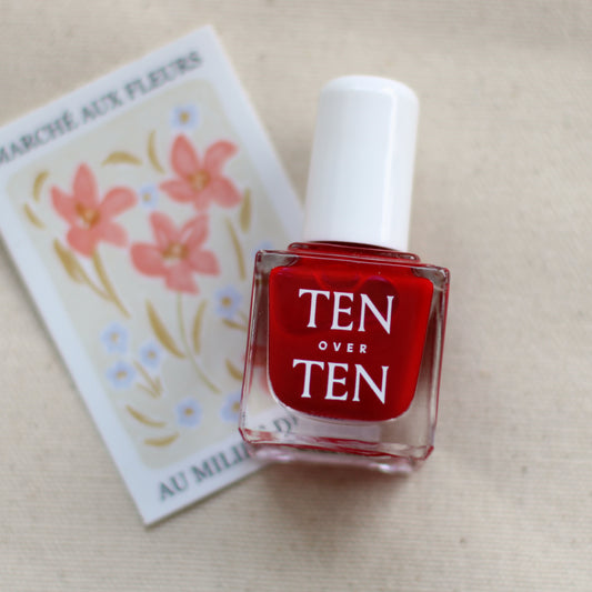 Ten Over Ten | Cherry Nail Polish