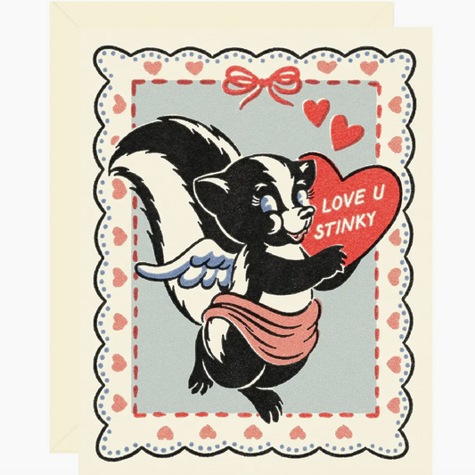 Wallflower Paper & Party | Love You Stinky, Valentines Card