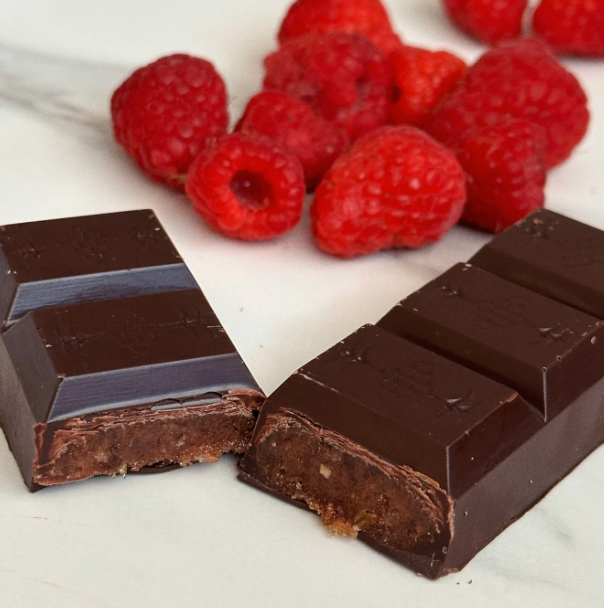 Mild Addiction | Dark Chocolate Raspberry & Medjool Date Center