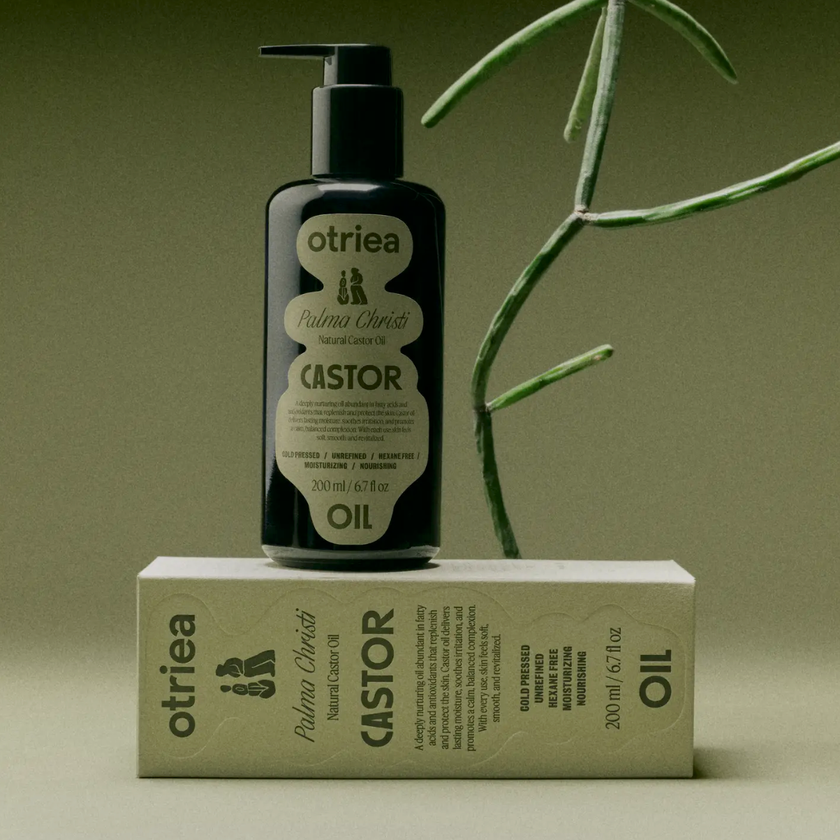 Otriea | Cold Pressed Caster Oil, Body and Face, 6.7 fl oz