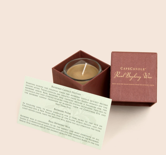 Cape Candle  | Bayberry Wax Boxed Votive