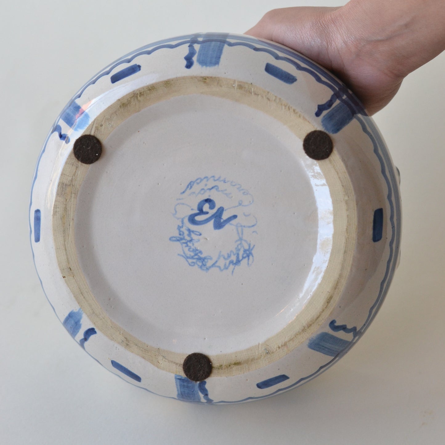 Blue Ceramic Soup Terrine