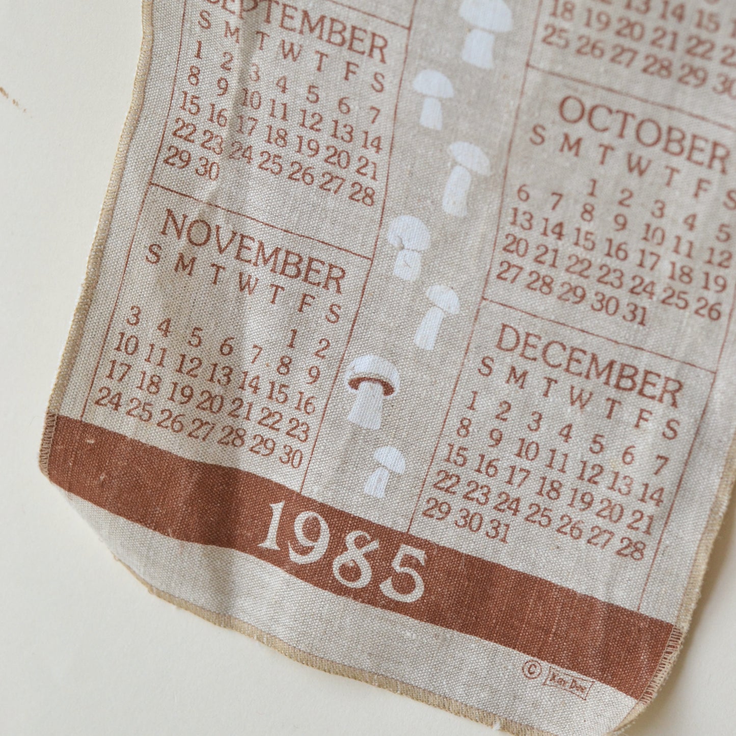 1985 Cloth Calendar