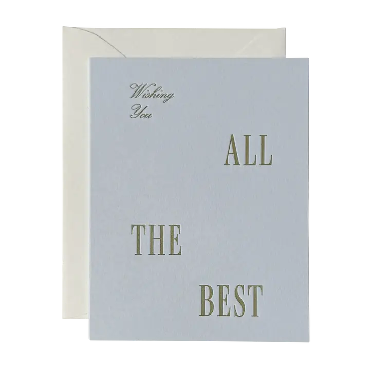 Jaymes Paper | Wishing You All the Best Greeting Card