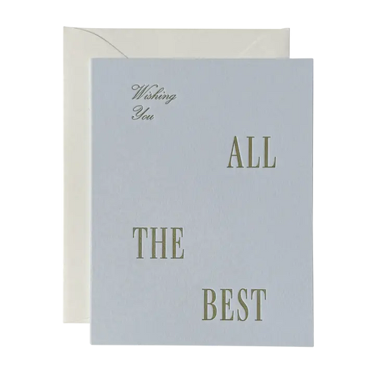 Jaymes Paper | Wishing You All the Best Greeting Card