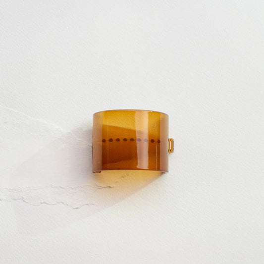 Tiepology | Glossy Pony Tail Hair Clip, Amber