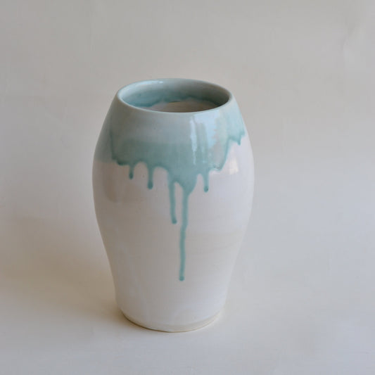 Aqua Drip Vase