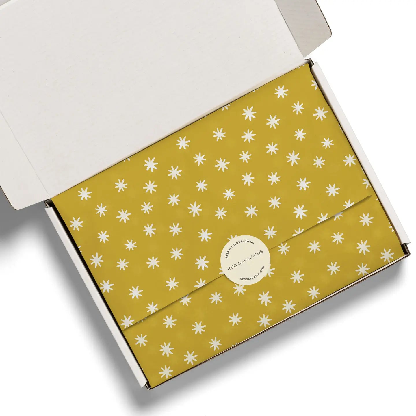 Red Cap Cards | Asterisk Tissue Paper Packet, 5 Sheets